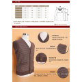 Yak Wolle / Cashmere V-Ausschnitt Langarm-Pullover / Kleidung / Garment / Strickwaren